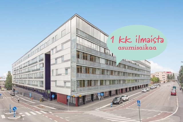 Vuokra-asunto Jyväskylä Keskusta Kaksio Kampanja