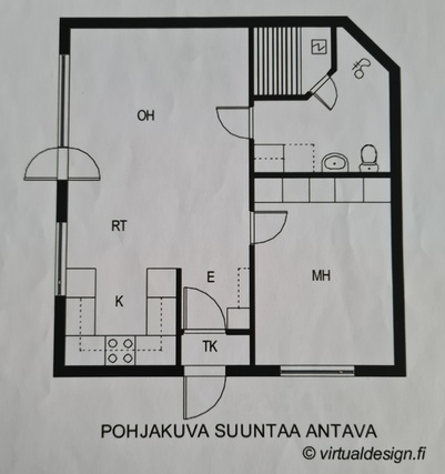 Vuokra-asunto Jyväskylä Ristonmaa Kaksio