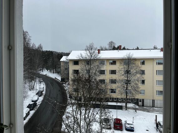 Vuokra-asunto Tampere Pyynikki Yksiö Näkymä asunnon ikkunasta.