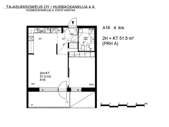 Asumisoikeusasunto Vantaa Kaivoksela Kaksio