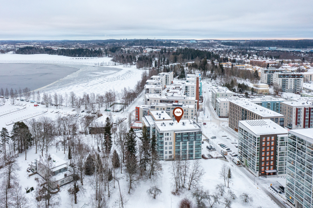 Vuokra-asunto Tampere Härmälänranta Yksiö Taloyhtiö sijaitsee omenapuutarhan vieressä