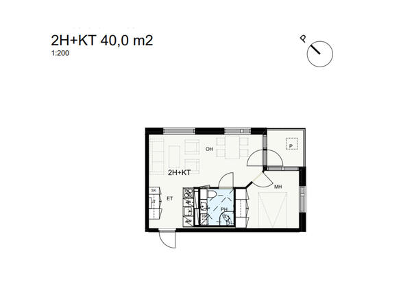 Vuokra-asunto Kirkkonummi Tolsa Kaksio Julkisivu