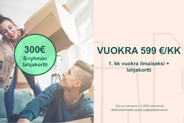 Vuokra-asunto Turku Kirstinpuisto Yksiö -