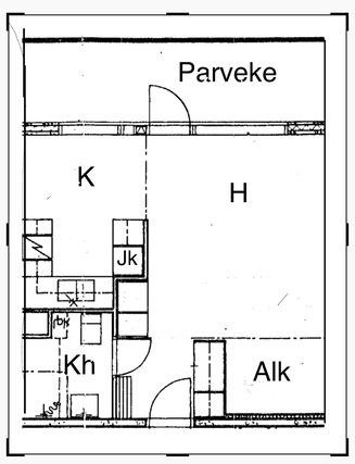 Vuokra-asunto Jyväskylä Keltinmäki Yksiö