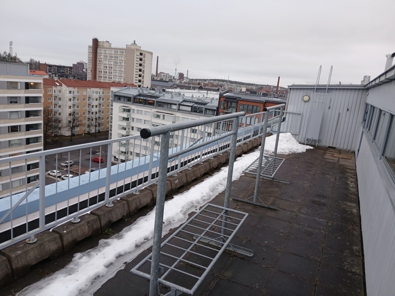 Vuokra-asunto Tampere Amuri Kaksio Näkymä talon katolta