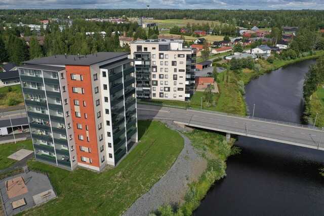 Vuokra-asunto Lapua Liuhtari Yksiö Parveke kohti Vanhan Paukun kulttuurikeskusta