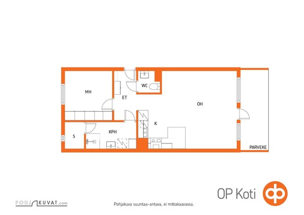 Vuokra-asunto Rovaniemi Keskusta Kaksio