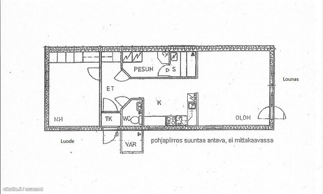 Vuokra-asunto Nurmijärvi Klaukkala Kaksio