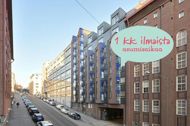 Rental Helsinki Sörnäinen 1 room Kampanja