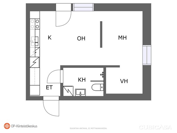 Vuokra-asunto Seinäjoki Keskusta Kaksio