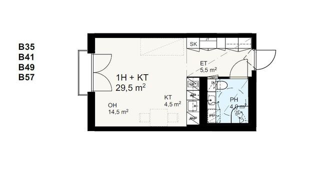 Rental Espoo Kilo 1 room