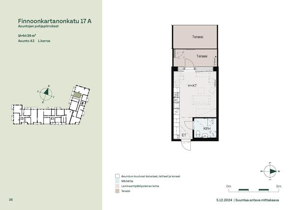 Asumisoikeusasunto Espoo Finnoo Yksiö