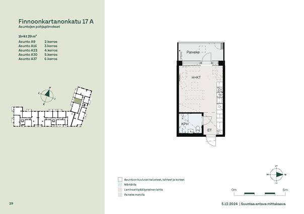 Asumisoikeusasunto Espoo Finnoo Yksiö