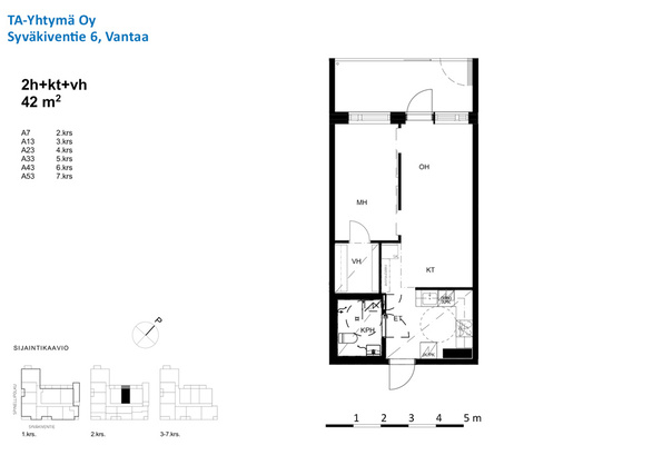 Vuokra-asunto Vantaa Kivistö Kaksio