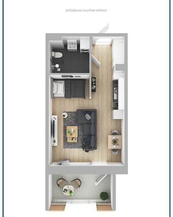 Rental Espoo Kivenlahti 1 room -