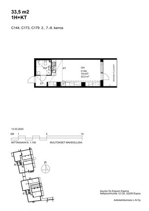Rental Espoo Niittykumpu 1 room -