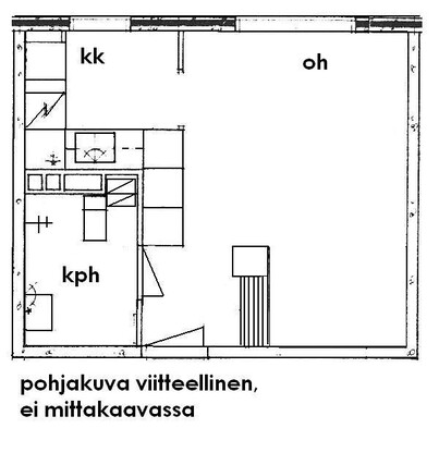 Vuokra-asunto Valkeakoski Mäntylä Yksiö Yleiskuva