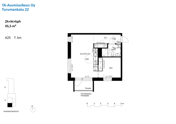 Right of occupancy apartment Helsinki Laajasalo 2 rooms