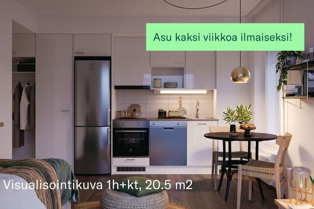 Rental Turku Herttuankulma 2 rooms