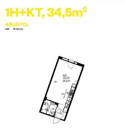 Vuokra-asunto Tampere Keskusta Yksiö