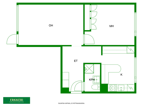 Rental Vantaa Martinlaakso 2 rooms