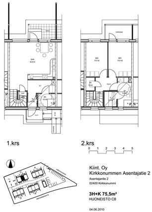 Right of occupancy apartment Kirkkonummi Finnsbacka 3 rooms