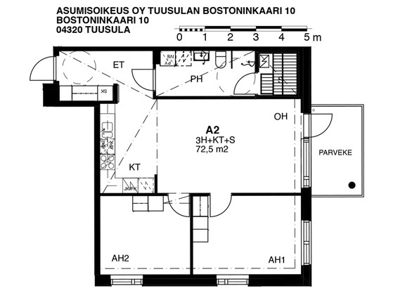 Asumisoikeusasunto Tuusula  3 huonetta