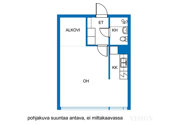 Vuokra-asunto Lahti Mukkula Yksiö Yleiskuva