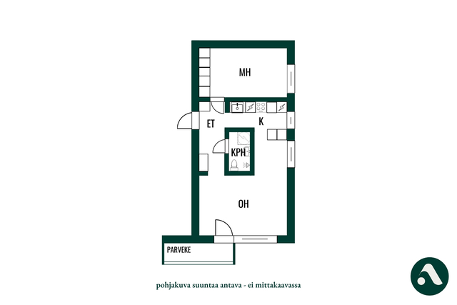 Rental Kuopio Keskusta 2 rooms