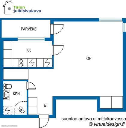 Vuokra-asunto Helsinki Etelä-Haaga Yksiö