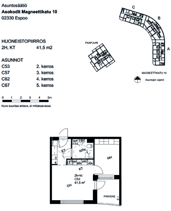 Asumisoikeusasunto Espoo Saunalahti Kaksio