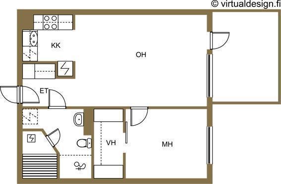 Vuokra-asunto Tampere Järvensivu Kaksio