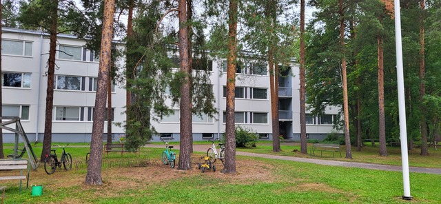 Vuokra-asunto Oulu Puolivälinkangas Kaksio Asunnon sijainti rauhallinen, puistoon rajoittuvalla tontilla