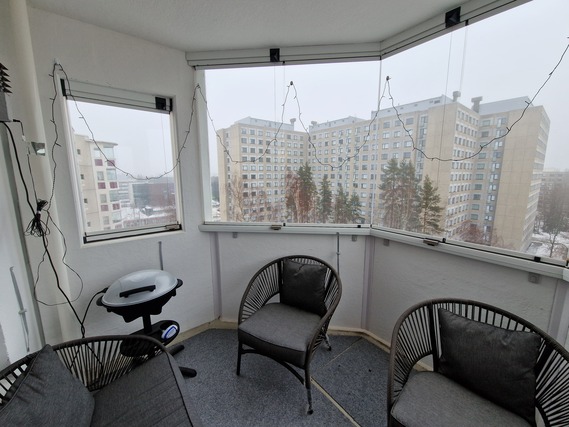 Rental Tampere Hervanta 2 rooms View from balcony