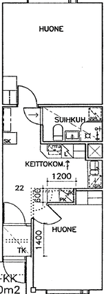 Vuokra-asunto Vaasa Ristinummi Kaksio