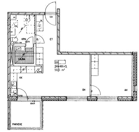 Right of occupancy apartment Lappeenranta Hiessilta 2 rooms