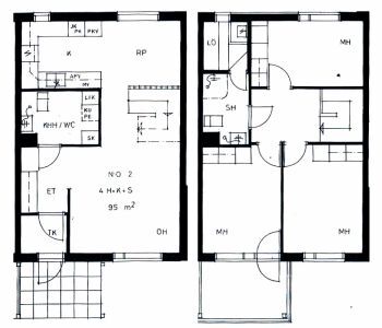 Right of occupancy apartment Kirkkonummi Ravals 4 rooms