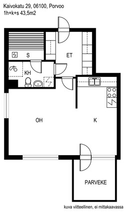 Rental Porvoo Keskusta 1 room Kampanja