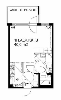 Rental Espoo Tuomarila 1 room