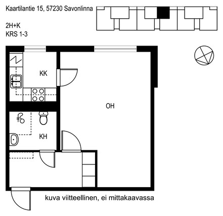 Vuokra-asunto Savonlinna Nätki Yksiö Kampanja