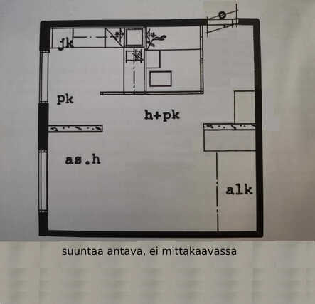 Vuokra-asunto Kangasala Mäntyveräjä Yksiö