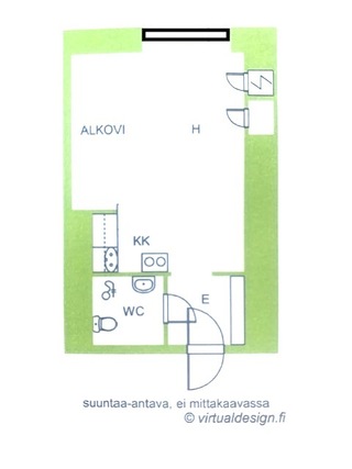 Vuokra-asunto Tampere Keskusta Yksiö