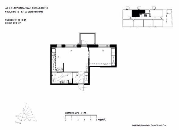 Rental Lappeenranta Keskusta 2 rooms