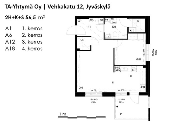 Vuokra-asunto Jyväskylä Savela Kaksio