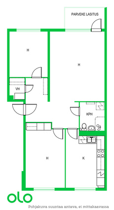 Rental Imatra Rajapatsas 3 rooms Kampanja