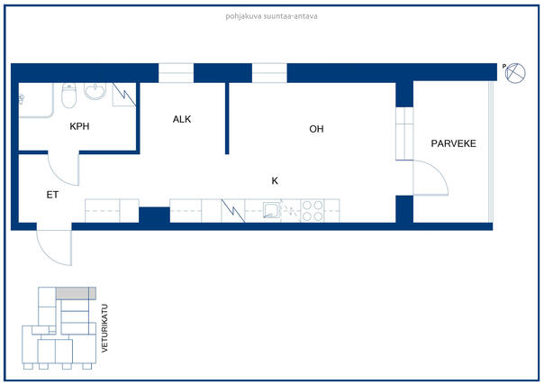 Rental Turku Keskusta 1 room -