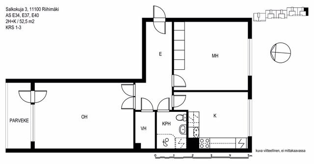 Rental Riihimäki Hirsimäki 2 rooms