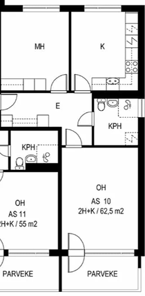 Rental Kerava Kilta 2 rooms