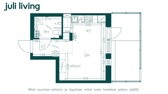 Vuokra-asunto Espoo Niittykumpu Yksiö