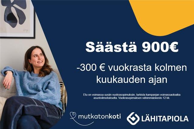 Vuokra-asunto Vantaa Kivistö 3 huonetta